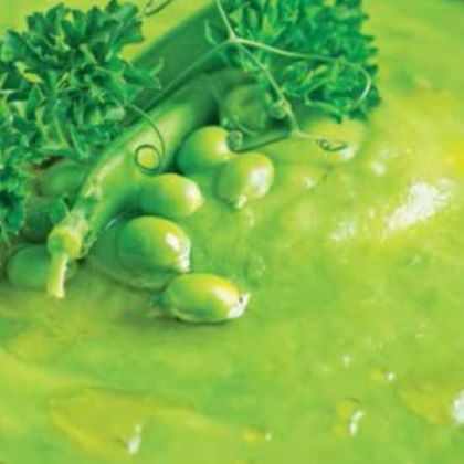 Суп с зеленым горохом